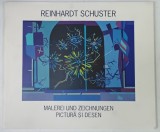 `REINHARDT SCHUSTER , MALEREI UND ZEICHNUNGEN / PICTURA SI DESEN , CATALOG DE EXPOZITIE CU TEXT IN GERMANA SI ROMANA , 1996