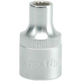 Yato YT-1270 - Capat cheie tubulara cu profil hexagonal interior 12 laturi 8 mm 1/2 inch