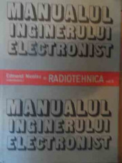 Manualul Inginerului Electronist Radiotehnica Vol.ii - Edmond Nicolau Coordonator ,539017 foto