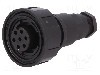 Conector circular, mama, 7 pini, BULGIN - PX0745/S