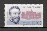 Germania.1991 150 ani nastere P.Walrot-arhitect MG.738, Nestampilat