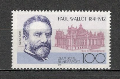 Germania.1991 150 ani nastere P.Walrot-arhitect MG.738