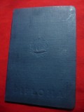 Diploma Medic 1955 - Carnet cartonat