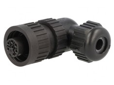 Conector Circular Mamă IP67 7 PIN 6 PE pe Cablu foto