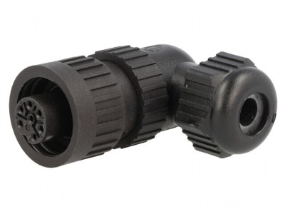 Conector Circular Mamă IP67 7 PIN 6 PE pe Cablu foto