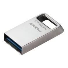 Kingston DataTraveler Micro 256GB USB 3.2 Gen 1, 200MB s, Ultra Compact Metal, Cap less Design