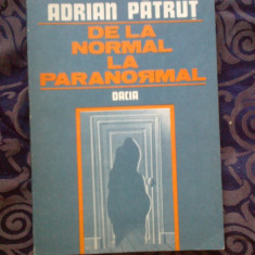 w0d DE LA NORMAL LA PARANORMAL - ADRIAN PATRUT