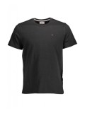 Cumpara ieftin Tricou barbati, cu mini logo, Regular fit, Negru (Marime: 2XL)