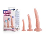 Cumpara ieftin Set Dildouri Realistice Deluxe Trio, Natural