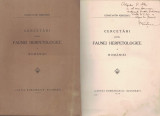 Cumpara ieftin Cercetari Asupra Faunei Herpetologice A Romaniei - Constantin Kiritescu - 1930