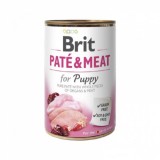 Conserva Brit Junior, hrana umeda pentru caini, Pui si Curcan, 800 gr