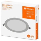 Spot LED incastrat Ledvance DOWNLIGHT SLIM ALU, 17W, 1350 lm, lumina calda (3000K), IP20, OSRAM