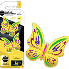 Odorizant auto pentru oglinda AROMA FANCY SHAPES BUTTERFLY Vanilla AutoDrive ProParts