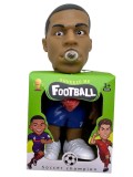 Figurina fotbalist Mbappe antistres cu bula de mestecat Football squeeze jucarie haioasa