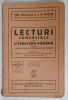 LECTURI COMERCIALE SI LITERATURA ROMANA , PENTRU CLASA III SCOLI SUPERIOARE DE COMERT de TOMA VOICULESCU si C.M. RAPEANU , MANUAL , 1929