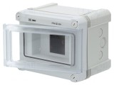 Carcasă pentru aparatură modulară IP66 gri deschis montaj perete
