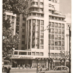 CPIB 21604 - CARTE POSTALA - BUCURESTI. HOTEL AMBASADOR, NECIRCULATA, AUTOTURISM