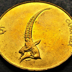 Moneda 5 TOLARI / Tolarjev - SLOVENIA, anul 1998 * cod 2054 A = A.UNC