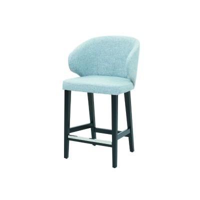 Scaun insula albastru deschis din material sau piele ✔ model CAPRICE foto