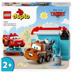 LEGO® Duplo Distractie la spalatorie cu Fulger McQueen si Bucsa 10996