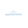 Prelată impermeabilă eMazing pentru acoperiș cort tip pavilion, 2x2 m, din material textil impermeabil Oxford 700D, cauciucat, culoare alb,