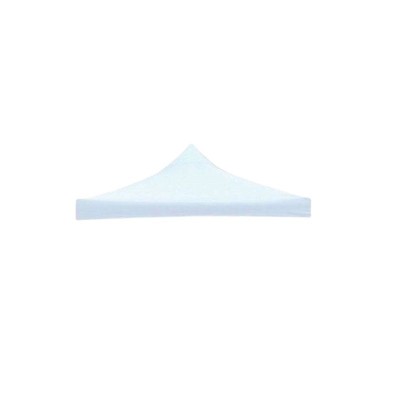 Prelată impermeabilă eMazing pentru acoperiș cort tip pavilion, 2x2 m, din material textil impermeabil Oxford 700D, cauciucat, culoare alb, foto