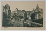 CALEA VICTORIEI , IN DREAPTA , BISERICA ZLATARI , CARTE POSTALA ILUSTRATA , INCEPUTUL SECOLULUI 20