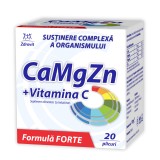 CaMgZn + Vitamina C, 20 plicuri, Zdrovit