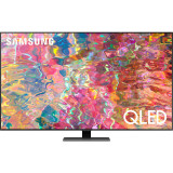 Televizor Samsung QLED Smart TV QE55Q80BATXXH 139cm 55 inch Ultra HD 4K Silver