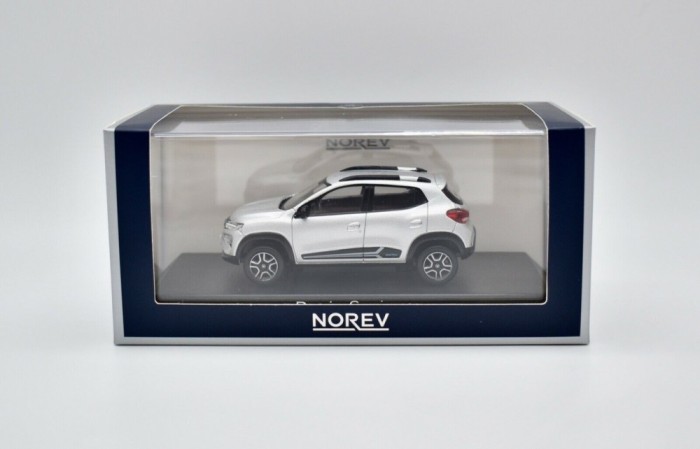 Macheta 2022 Dacia Spring Comfort, Norev argintie 1/43