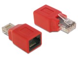 RJ45 CROSSOVER ADAPTER STECKER - BUCHSE 65025 DELOCK