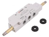 Ventil electromagnetic 1-10 bar 5/2 bistabil G 1/4 9mm