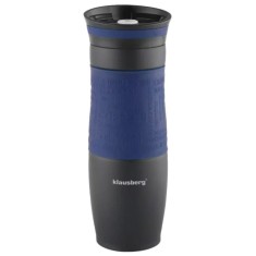 Termos din inox, capacitate 500ml, albastru, Klausberg