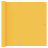 VidaXL Paravan de balcon, galben, 90 x 300 cm, țesătură oxford