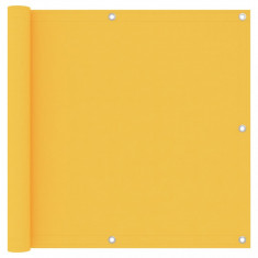 vidaXL Paravan de balcon, galben, 90 x 400 cm, țesătură oxford