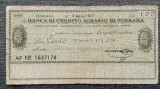 100 Lire 1977 Ferrara Italia / Banca di Credito Agrario Ferrara / seria 1637178