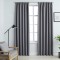 vidaXL Draperii opace cu c&acirc;rlige, 2 buc., gri, 140 x 245 cm
