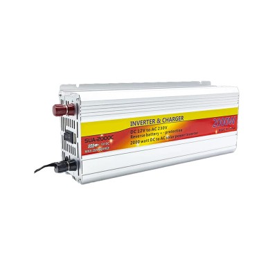 Invertor cu incarcator baterii auto, 2000W, USB, SUA2000C foto