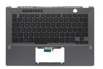 Carcasa superioara cu tastatura palmrest Asus, ROG Zephyrus G14 GA401I, GA401IH, GA401IHR, GA401II, GA401IU, GA401IV, GA401IV-1E, 90NR03F3-R31US2, 605 foto