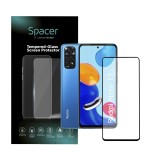 FOLIE STICLA Spacer pentru Xiaomi Redmi Note 11, grosime 0.3mm, acoperire totala ecran, strat special anti-ulei si anti-amprenta, Tempered Glass, stic