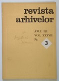REVISTA ARHIVELOR , ANUL LII , VOLUMUL XXXVII , NUMARUL 3 , 1975