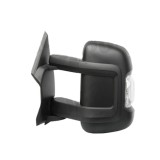 Oglinda exterioara Citroen Jumper, Fiat Ducato (250), Peugeot Boxer, 09.2006-prezent, Dreapta, Crom, manuala, Fara incalzire, carcasa neagra, Convex,