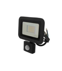 Proiector LED cu senzor 20W 1600lm IP44 4000K negru Well foto
