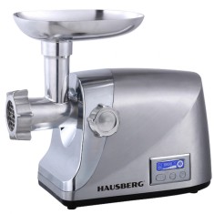 Masina tocat Hausberg HB-3455, 2000W, 2Kg/min, Impingator legume, Carcasa aluminiu, Motor cupru foto