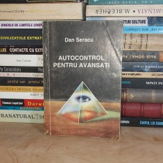 DAN SERACU - AUTOCONTROL PENTRU AVANSATI , 1993 * foto