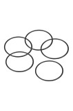 Inele de etanșare din cauciuc nitrilic 61 mm diametru exterior 56 mm diametru interior 2.65 mm lățime etanșare metrică pentru robinet, instalații sani