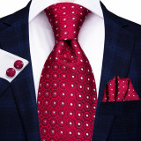 Set cravata + batista + butoni - matase - model 17