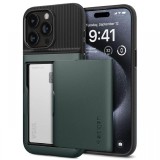 Spigen Husa Slim Armor Cs iPhone 15 Pro Verde