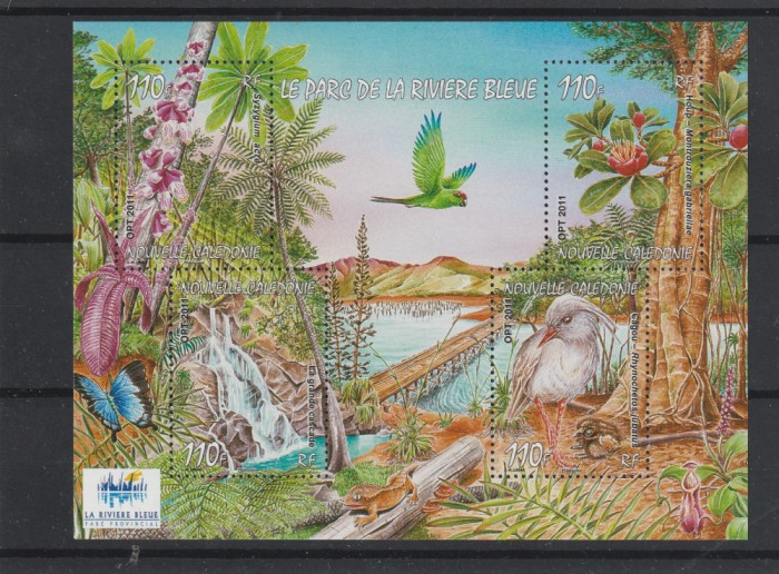 Fauna din parcul de la Rivera Albastra,Noua Caledonie.