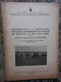 CONTRIBUTIUNI LA REZOLVAREA PROBLEMEI REINIERBARII IZLAZURILOR, 1957